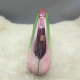 Acrylic Evening Clutch Top Handle Moon Hobo Bag, Glossy Metallic Tote Bag Pink gradient green Acrylic Evening Clutch Top Handle Moon Hobo Bag, Glossy Metallic Tote Bag Pink gradient green