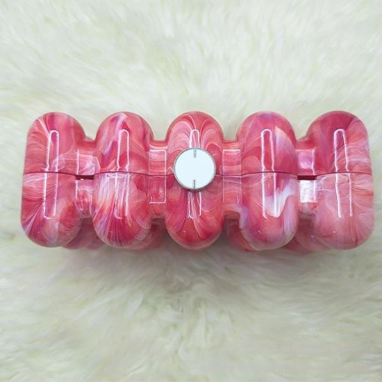 Women Acrylic Clutch Chic Marble Evening Handbag Red Women Acrylic Clutch Chic Marble Evening Handbag Red