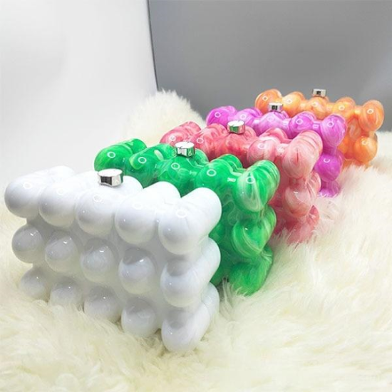 Women Acrylic Clutch Chic Marble Evening Handbag Green Women Acrylic Clutch Chic Marble Evening Handbag Green
