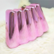 Women Acrylic Clutch Chic Sector Evening Handbag Pink Women Acrylic Clutch Chic Sector Evening Handbag Pink