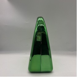 Acrylic Evening Clutch Purse Glossy Box Bag, Handbag Green