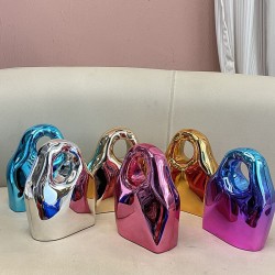 Acrylic Clutch Hobo Bag,  Box Bag Blue