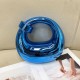 Acrylic Evening Clutch Purse Top-handle Moon Hobo Bag, Pillow Handbag Blue Acrylic Evening Clutch Purse Top-handle Moon Hobo Bag, Pillow Handbag Blue